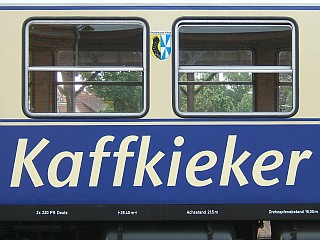 Das Logo auf dem Kaffkieker