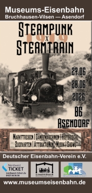 Flyer Steampunk X Steamtrain 2026