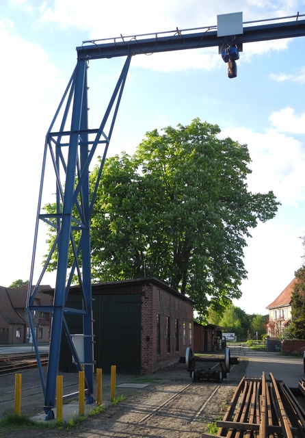Abb.: Rübenumladeanlage Asendorf jetzt mit Gleis