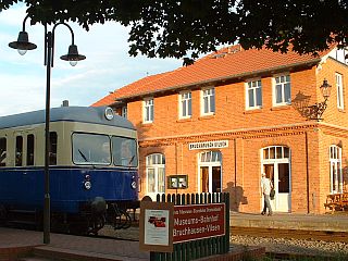 Abb.: Bhf. Br.-Vilsen - Sitz des Bahnhofsbüros