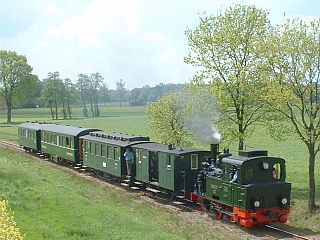 Abb.: DEV Dampfzug / DEV steam train