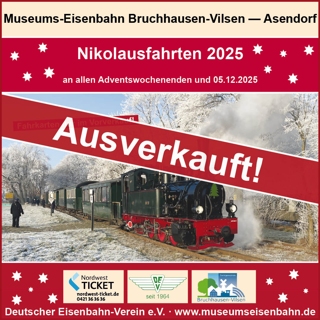 Abb.: Die Nikolausfahrten 2025 sind ausverkauft