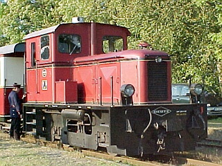 Sonst eher im Hintergrund - die DEV Dieselloks