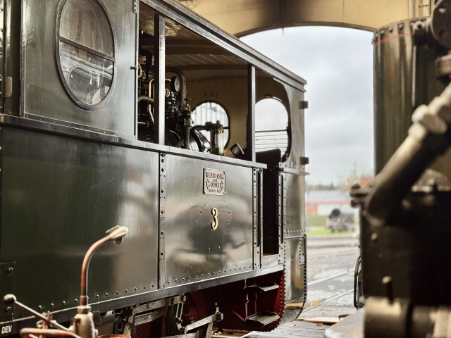 Abb.: Lok '3' bzw. PLETTENBERG wird die Hauptlast bei den Nikolausfahrten übernehmen, da kann ein wenig Pflege im Vorfeld nicht schaden.