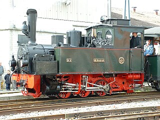 Lokomotive "HERMANN", Heizerseite