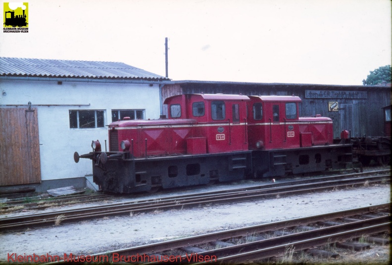 Lokomotiven V 121 und V 122 als Doppellok in Bruchhausen-Vilsen, Photo: Christian Speer